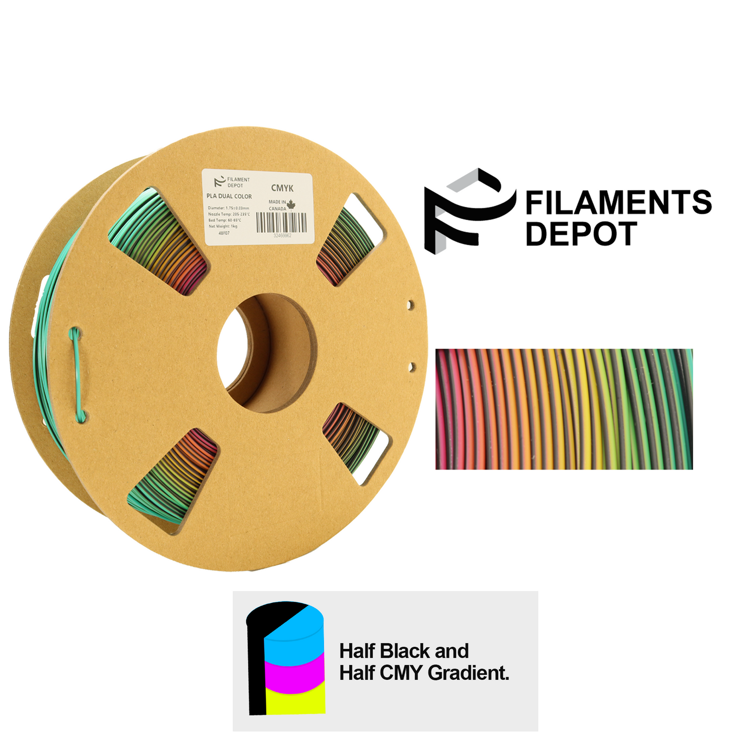 PLA Dual Color - CMYK