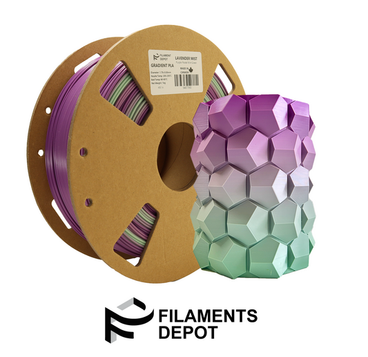 Filaments Depot Gradient PLA - Lavender Mist (Purple-Mint Green)